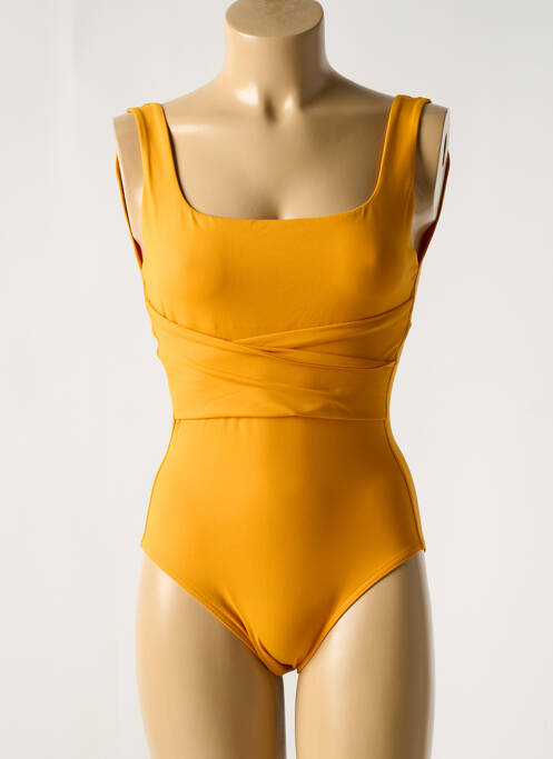 Maillot de bain 1 pièce jaune IODUS pour femme