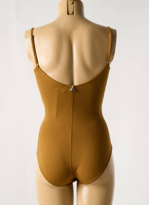 Maillot de bain 1 pièce marron IODUS pour femme