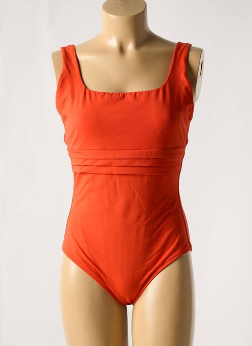 Maillot de bain 1 pièce orange IODUS pour femme