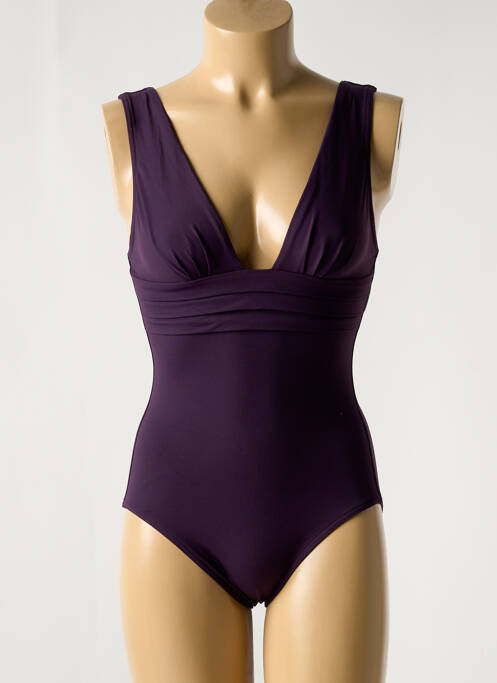 Maillot de bain 1 pièce violet IODUS pour femme