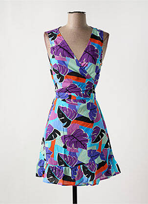 Robe de plage violet BIKINI BAR pour femme