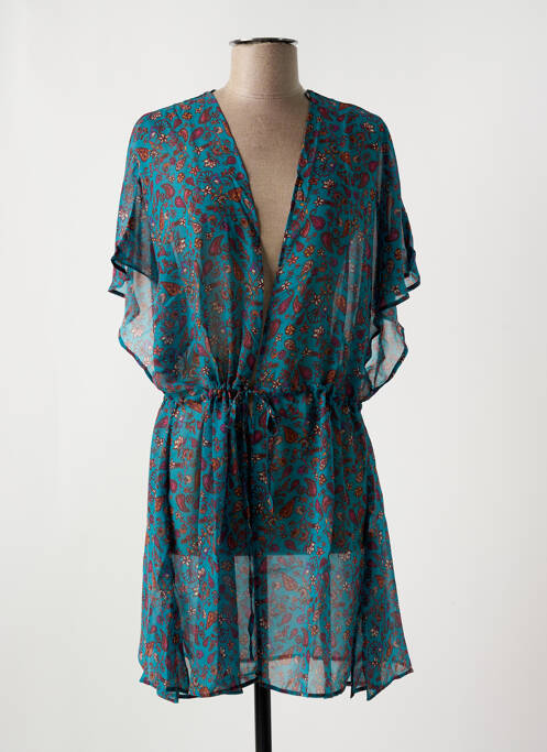 Veste kimono bleu BIKINI BAR pour femme