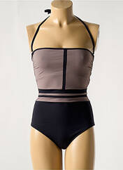 Maillot de bain 1 pièce marron IODUS pour femme seconde vue