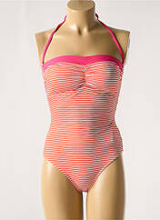 Maillot de bain 1 pièce orange BIKINI BAR pour femme seconde vue
