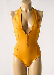 Maillot de bain 1 pièce orange IODUS pour femme seconde vue