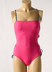 Maillot de bain 1 pièce rose BIKINI BAR pour femme seconde vue