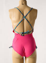 Maillot de bain 1 pièce rose BIKINI BAR pour femme seconde vue