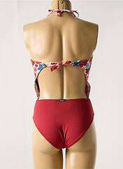 Maillot de bain 1 pièce rouge BIKINI BAR pour femme seconde vue
