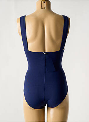 Maillot de bain 1 pièce stretch haut soutien-gorge avec mousse de rembourrage amovible bleu IODUS femme