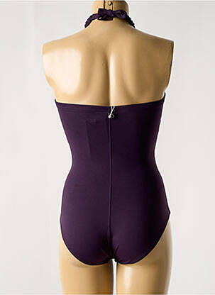 Maillot de bain 1 pièce haut bandeau haut bandeau violet IODUS femme