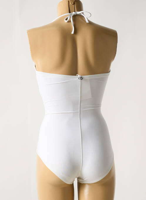 Maillot de bain 1 pièce blanc IODUS pour femme