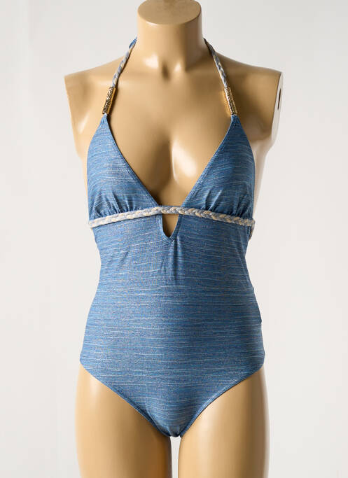 Maillot de bain 1 pièce bleu BIKINI BAR pour femme