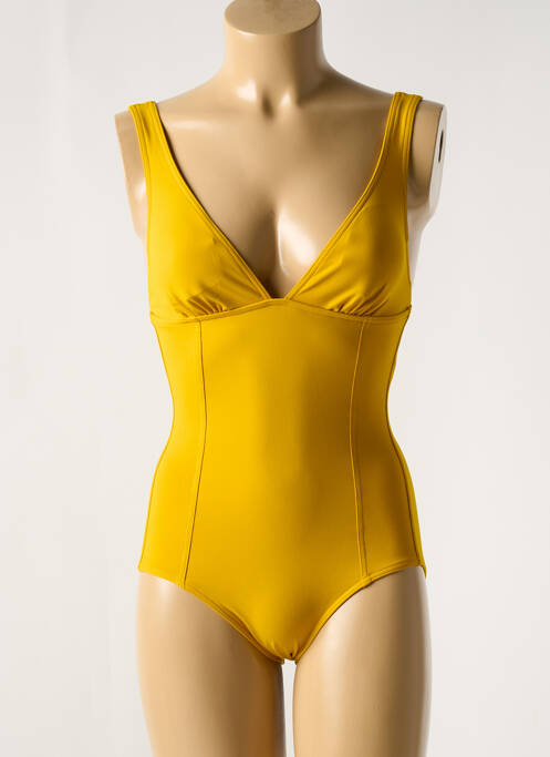 Maillot de bain 1 pièce jaune IODUS pour femme