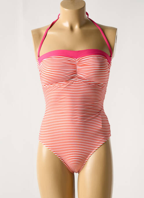 Maillot de bain 1 pièce orange BIKINI BAR pour femme