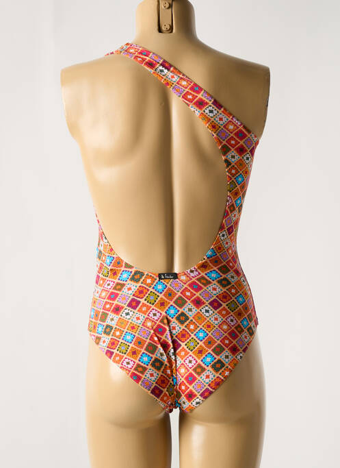 Maillot de bain 1 pièce orange BIKINI BAR pour femme