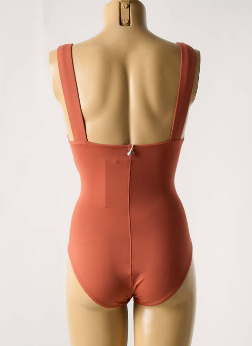 Maillot de bain 1 pièce orange IODUS pour femme