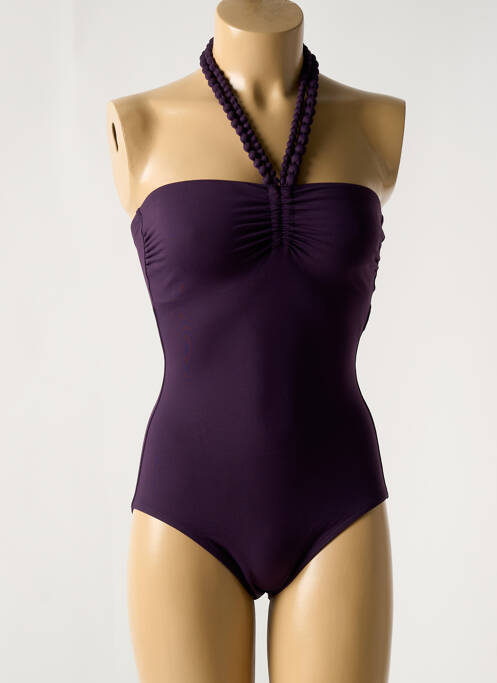 Maillot de bain 1 pièce violet IODUS pour femme