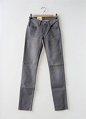 Jeans coupe slim tissage brut taille normale gris LEE femme