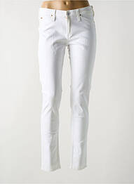 Jeans coupe slim stretch taille normale blanc LEE femme