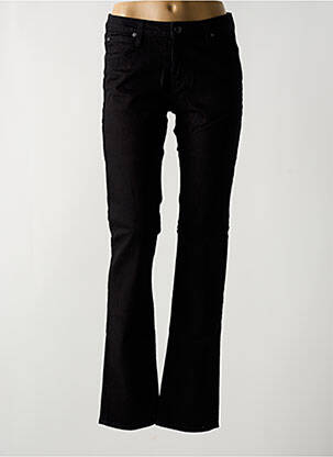 Jeans coupe droite taille normale taille normale noir LEE femme