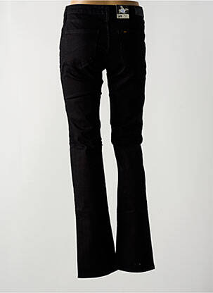 Jeans coupe droite taille normale taille normale noir LEE femme
