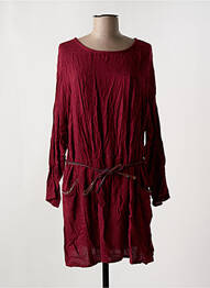 Robe courte manches longues manches longues rouge LOUIZON femme