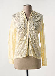 Veste casual coupe cintrée beige YERSE femme