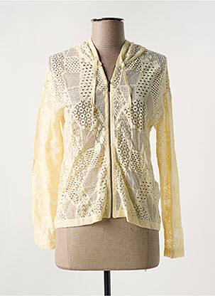 Veste casual coupe cintrée beige YERSE femme
