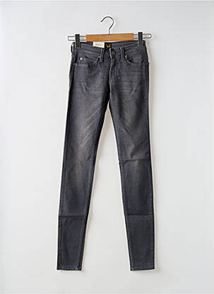 Jeans coupe slim gris LEE pour femme