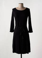 Robe mi-longue noir YERSE pour femme seconde vue