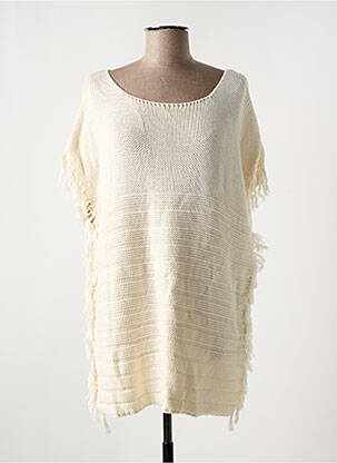 Tunique manches courtes beige MARIE-SIXTINE pour femme