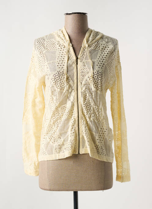 Veste casual coupe cintrée beige YERSE femme