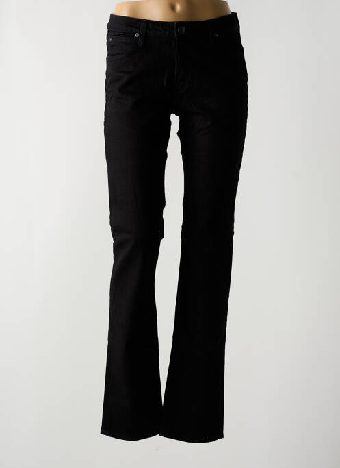 Jeans coupe droite noir LEE pour femme