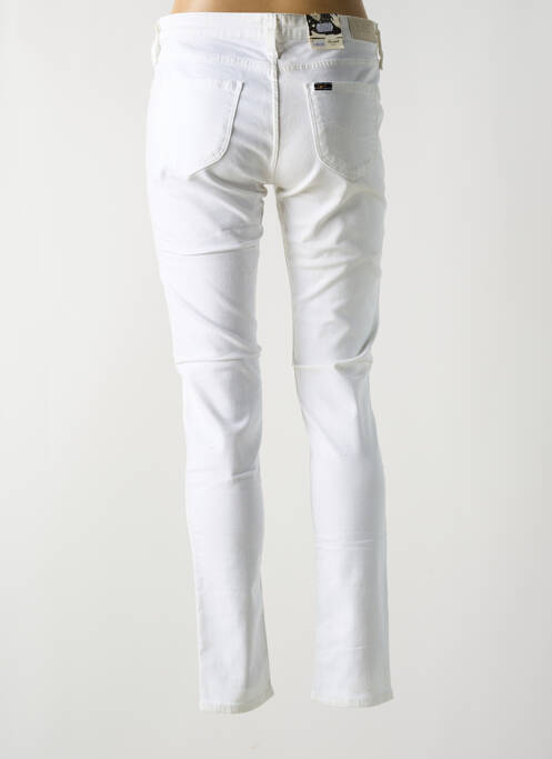 Jeans coupe slim blanc LEE pour femme