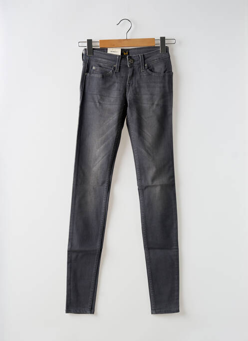 Jeans coupe slim gris LEE pour femme