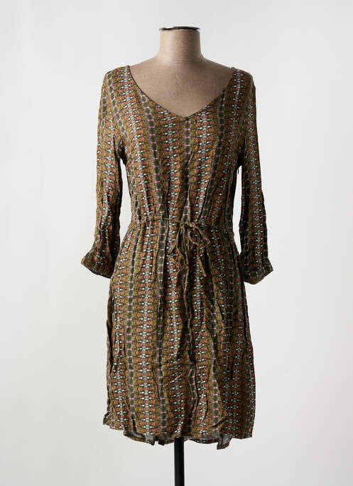 Robe mi-longue vert YERSE pour femme