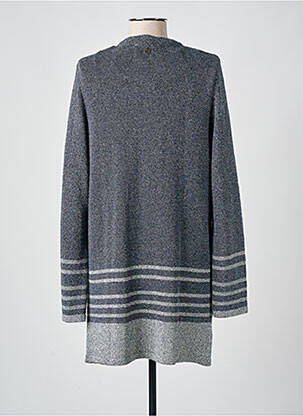 Gilet manches longues fermeture boutonnée sur le devant bleu LE PETIT BAIGNEUR femme