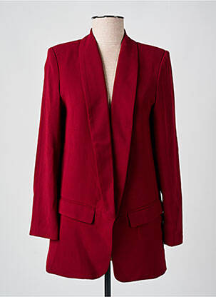 Blazer fausses poches rouge CHATTAWAK femme