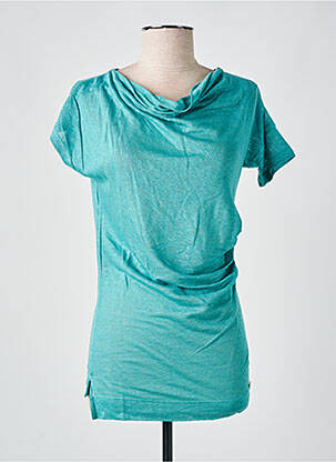 T-shirt coupe cintrée manches courtes bleu ALAN RED femme