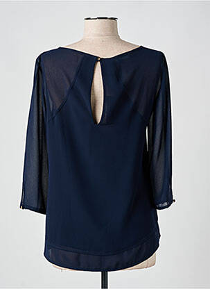 Blouse légère et transparente manches longues bleu LE PHARE DE LA BALEINE femme