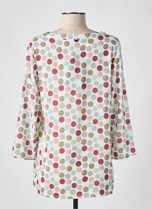 Blouse col rond manches longues blanc LE PHARE DE LA BALEINE femme