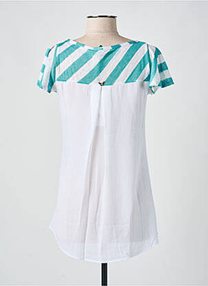 T-shirt coupe cintrée manches courtes bleu ALAN RED femme
