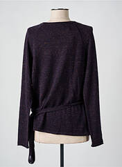 Gilet cache-cœur violet LE PETIT BAIGNEUR pour femme seconde vue