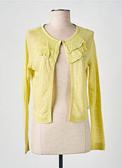 Gilet manches longues jaune ALAN RED pour femme seconde vue