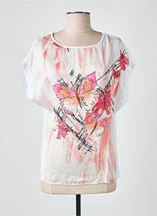 T-shirt blanc ALAN RED pour femme seconde vue