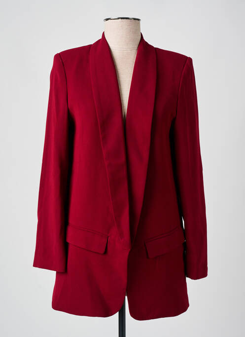 Blazer fausses poches rouge CHATTAWAK femme