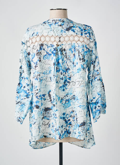 Gilet manches longues bleu ALAN RED pour femme