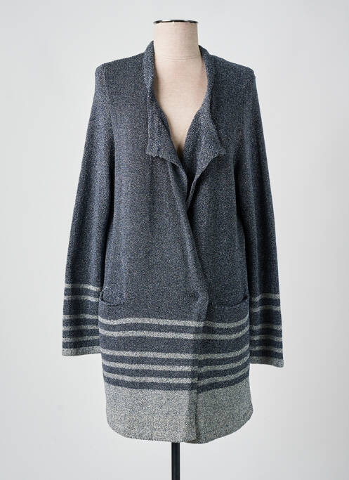 Gilet manches longues bleu LE PETIT BAIGNEUR pour femme