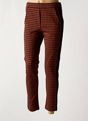 Pantalon 7/8 stretch taille normale noir ELEONORA AMADEI femme