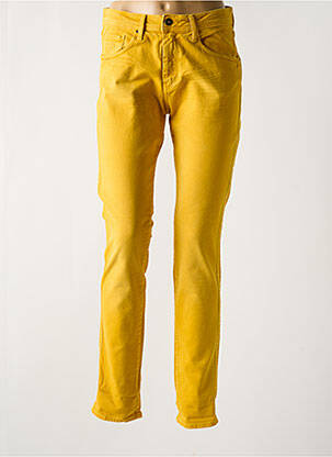 Jeans coupe slim stretch taille normale jaune LE PETIT BAIGNEUR femme